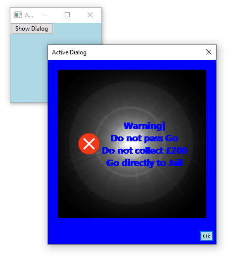 An active message dialog (Phoenix) - wxPyWiki