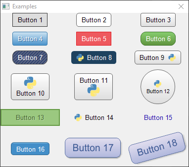 How to create a customized button (Phoenix) - wxPyWiki