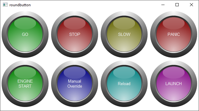 How to create a customized button (Phoenix) - wxPyWiki
