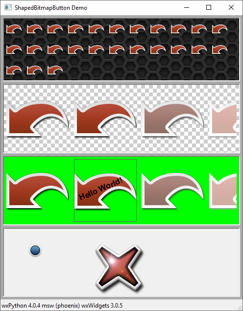 How to create a customized button (Phoenix) - wxPyWiki