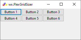How to create a flex grid sizer (Phoenix) - wxPyWiki
