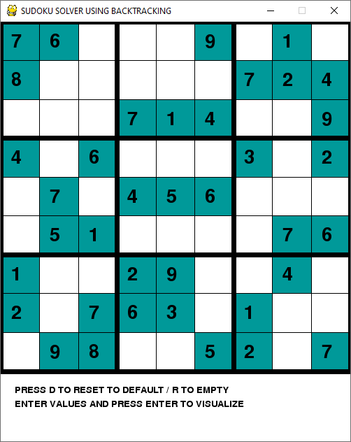 correct sudoku example