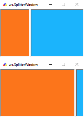 How to create a splitter window (Phoenix) - wxPyWiki