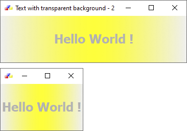 How to create a text with transparent background (Phoenix) - wxPyWiki